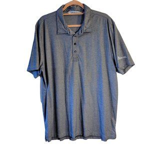 Travis Mathew Gray Polo Shirt Men Size XL